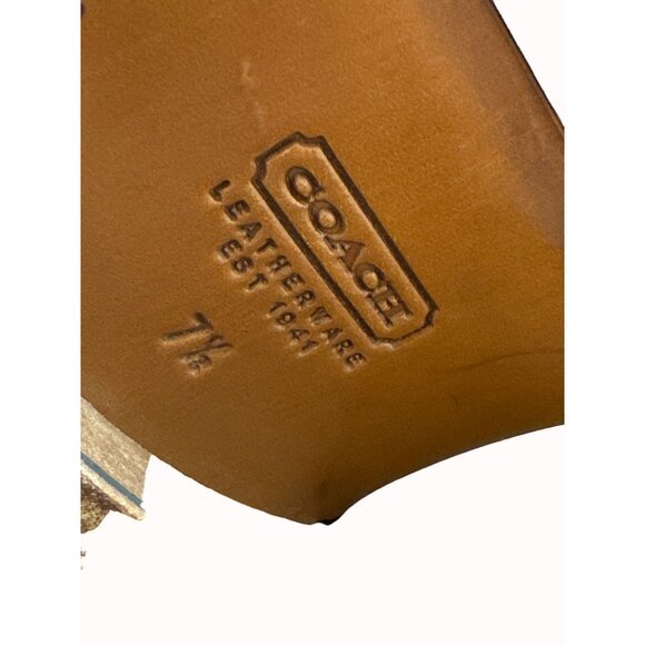 Coach J995 Malone men’s brown leather dress shoes oxfords size 7.5D SKU 4403 - Picture 13 of 15